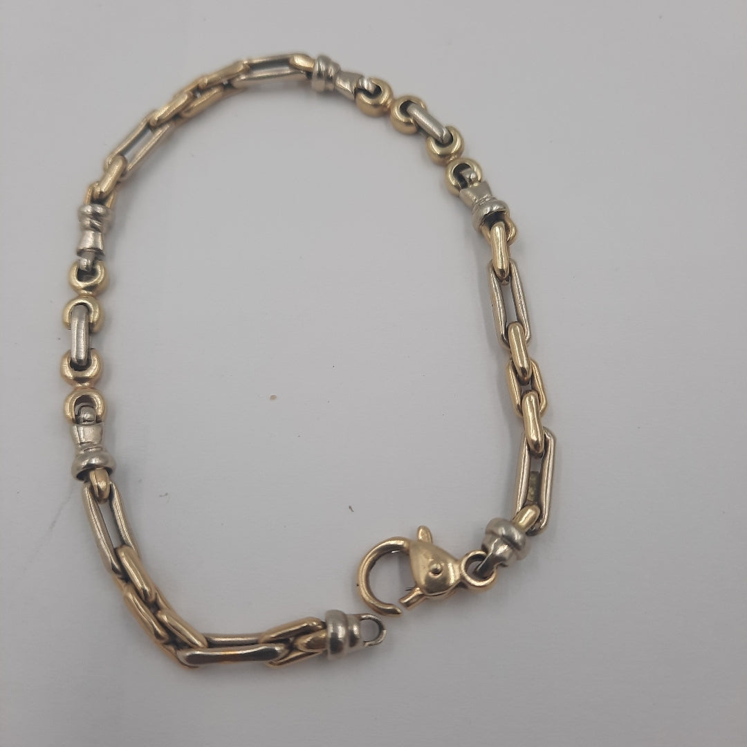 PULSERA ORO, RODIADO 14 K 9.4 GRMS (SEMINUEVO)