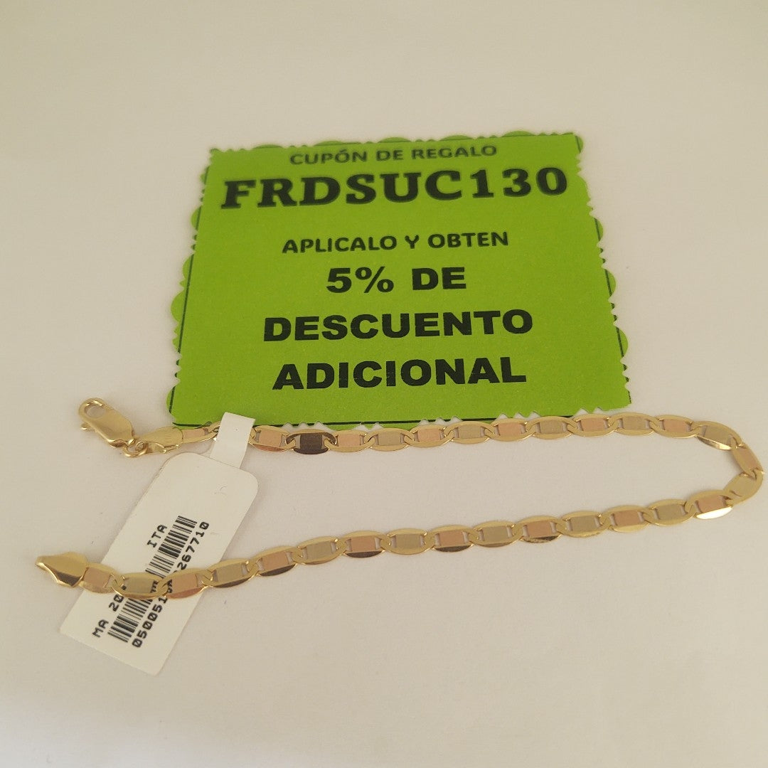 PULSERAS CABALLERO ORO 14K 4.4 (NUEVO)