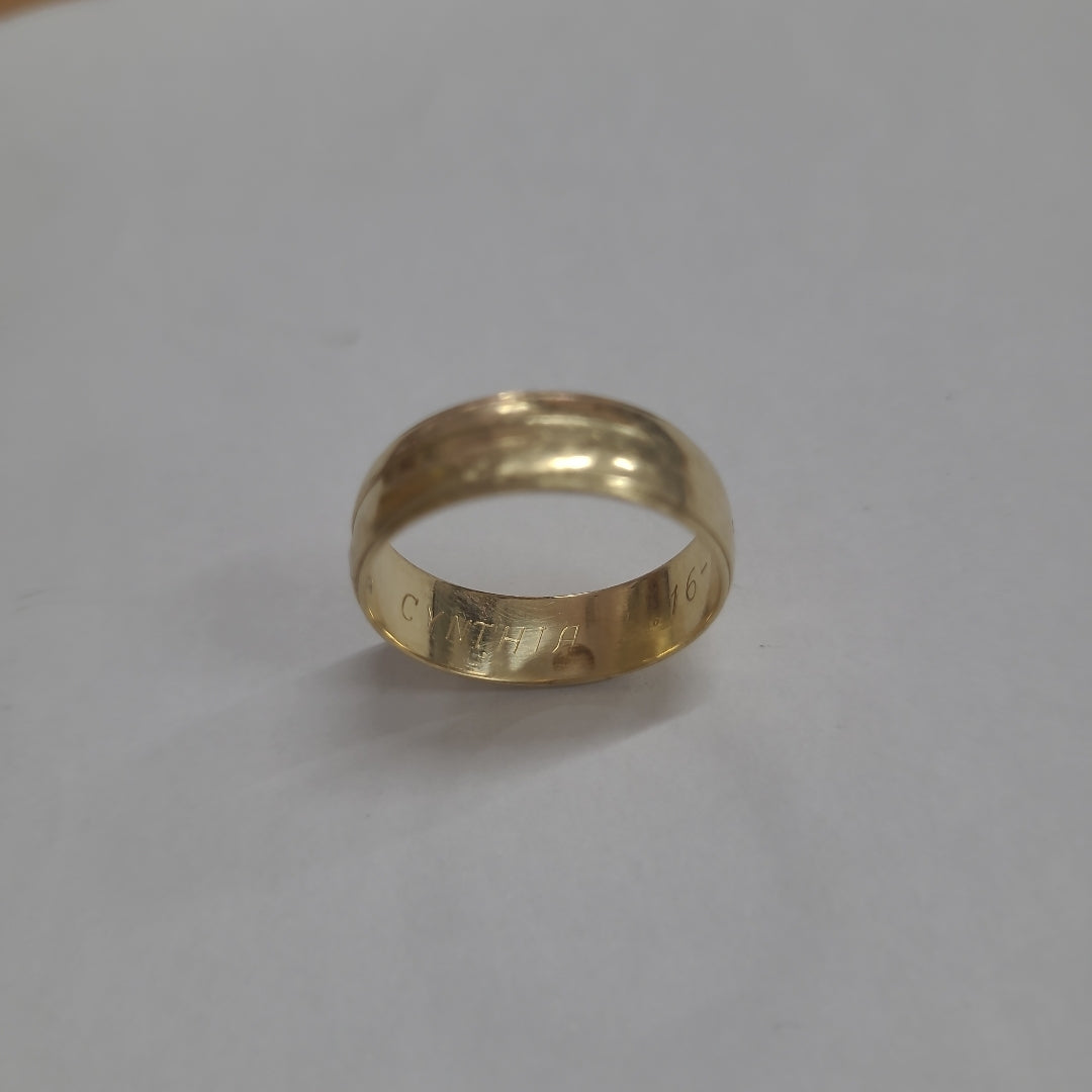 ARGOLLA ORO 14 K 4.6 GRMS (SEMINUEVO)