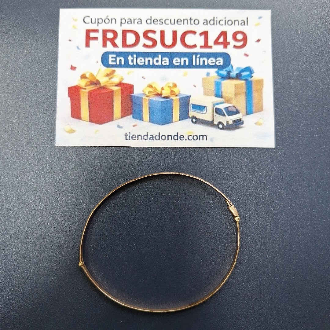 PULSERA RIGIDA ORO 8 K 4.7 GRMS (SEMINUEVO)