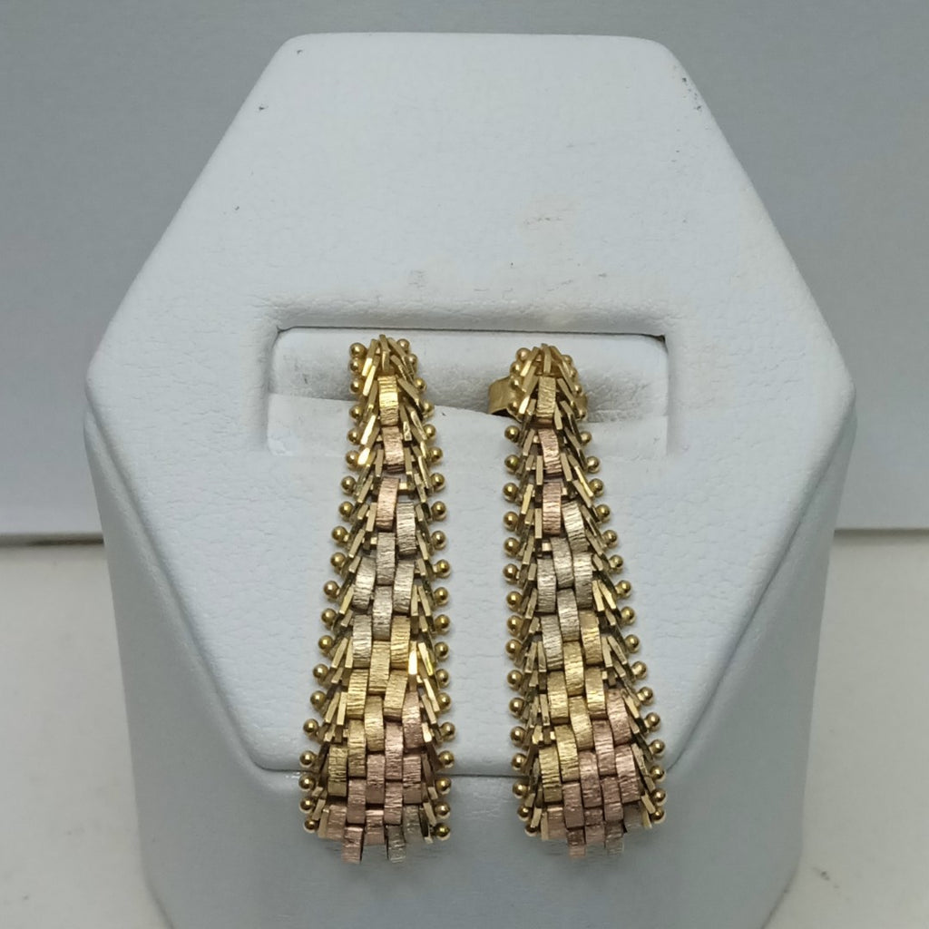 ARETES PAR ORO 14 K 3,30 GRMS (SEMINUEVO)