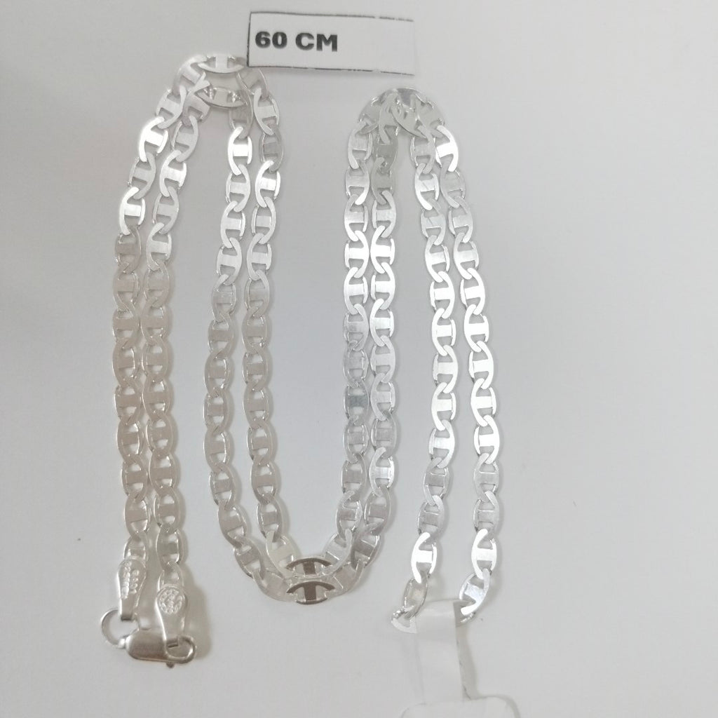 CADENA TEJIDO GUCHI PLATA .925 60 CM 9.2 GR (NUEVO)