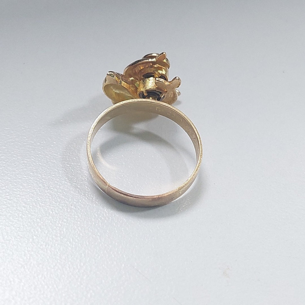 ANILLO ORO 10 K 3,50 GRMS (SEMINUEVO)