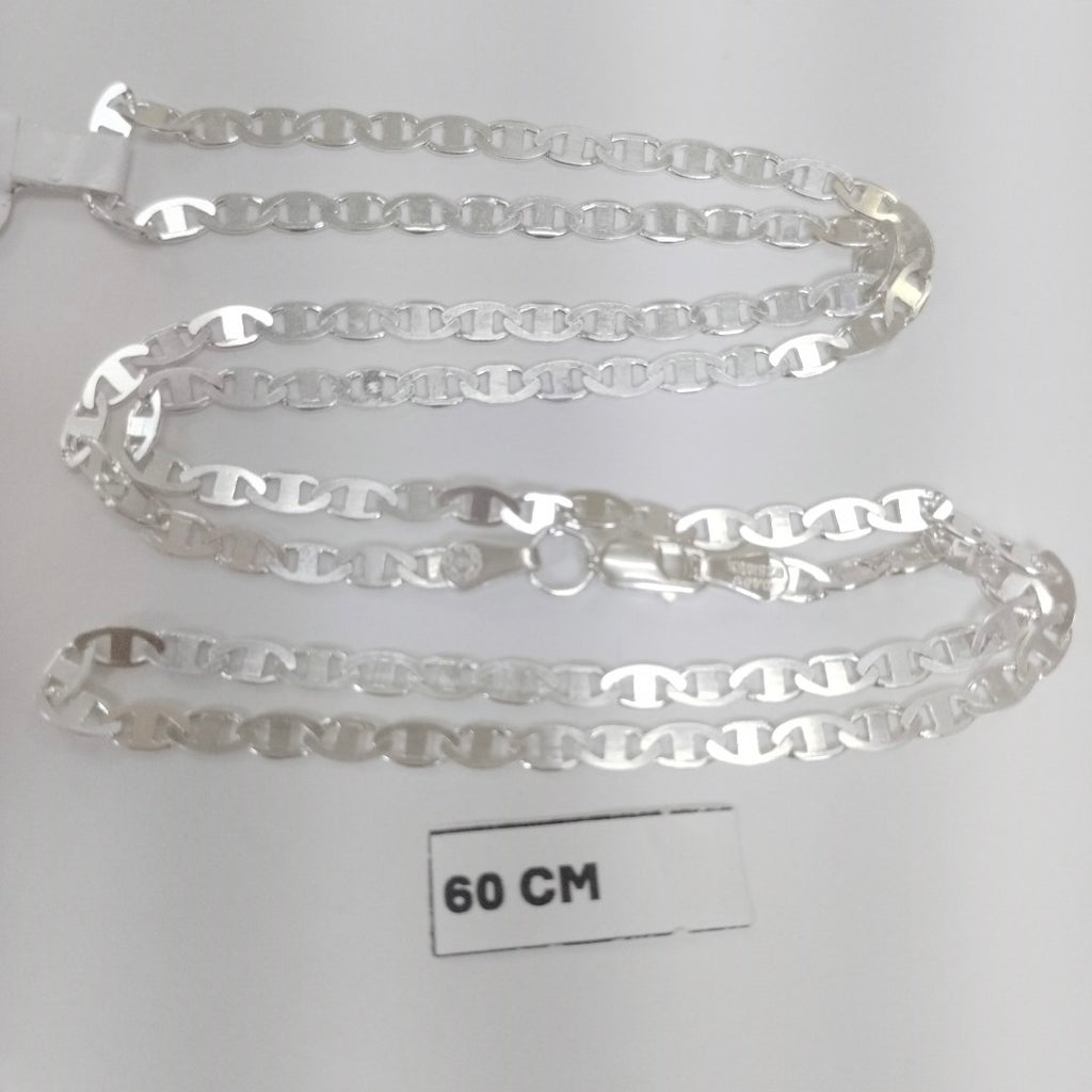 CADENA TEJIDO GUCHI PLATA .925 60 CM 9.1 GR (NUEVO)