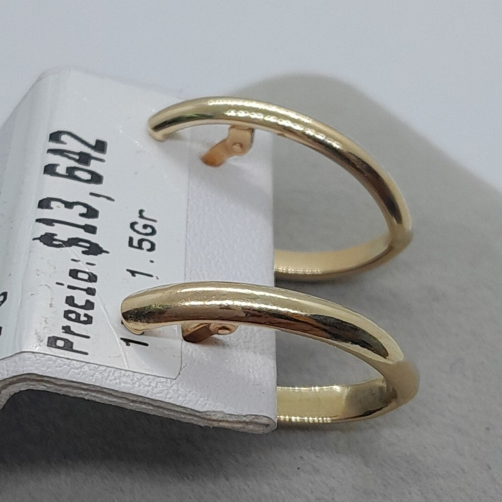 ARRACADAS ORO 14K 1.5 (NUEVO)