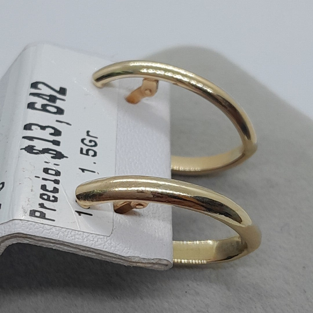ARRACADAS ORO 14K 1.5 (NUEVO)