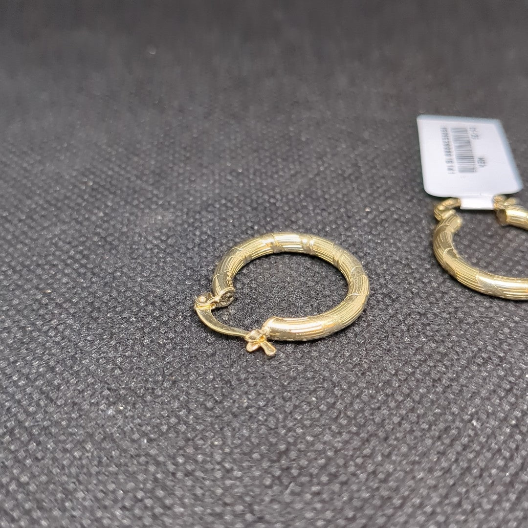 ARETES ARRACADAS 14K 2.6 GR (NUEVO)