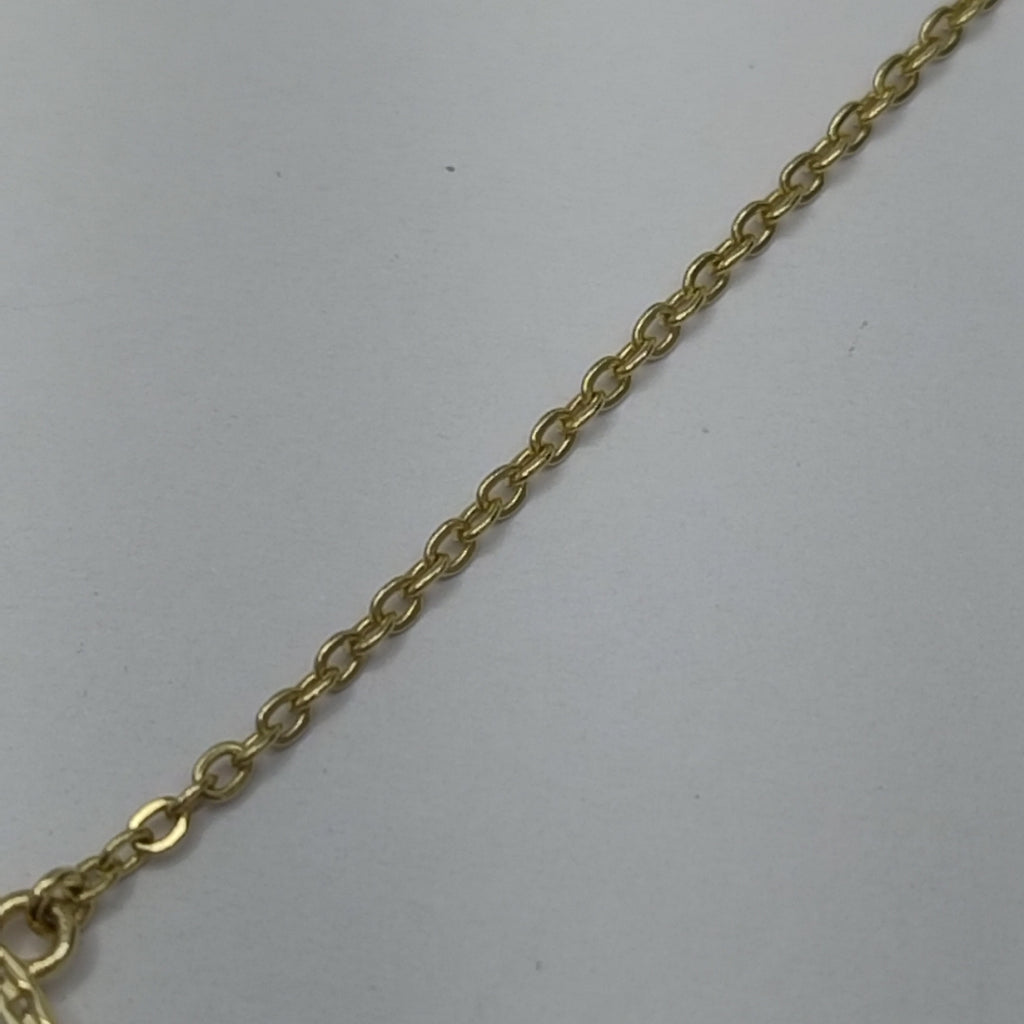 PULSERA TEJIDO ESPECIAL FIG AROS UNIDOS C CIRCS 14K 18 CM 2.1 GR (NUEVO)