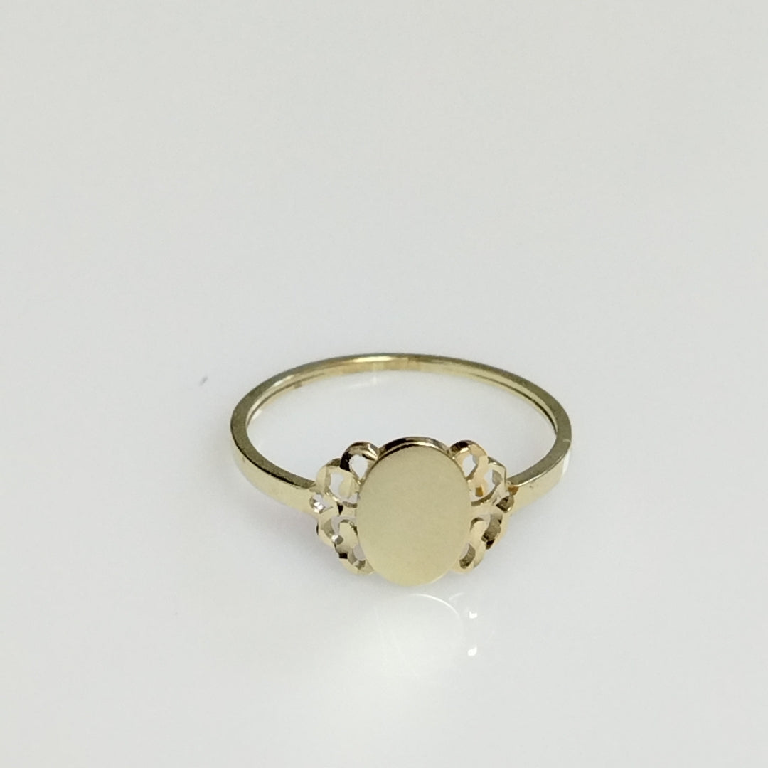 ANILLOS ANILLITO 10K TALLA 7 1 GR (NUEVO)