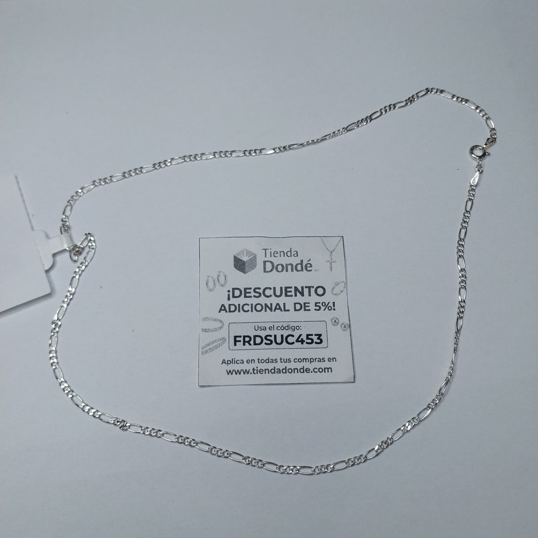 CADENA TEJIDO 3X1 PLATA .925 50 CM 4.2 GR (NUEVO)