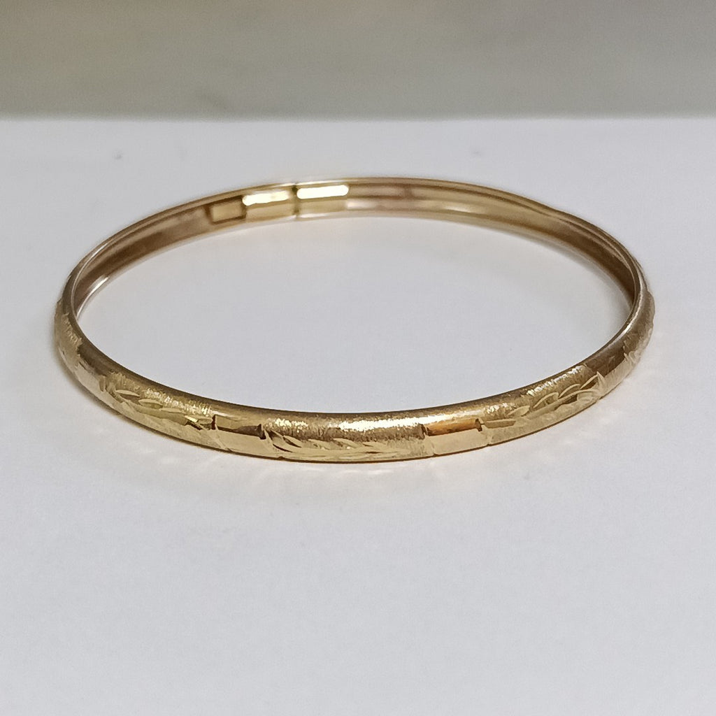 PULSERA RIGIDA ORO 10 K 5 GRMS (SEMINUEVO)