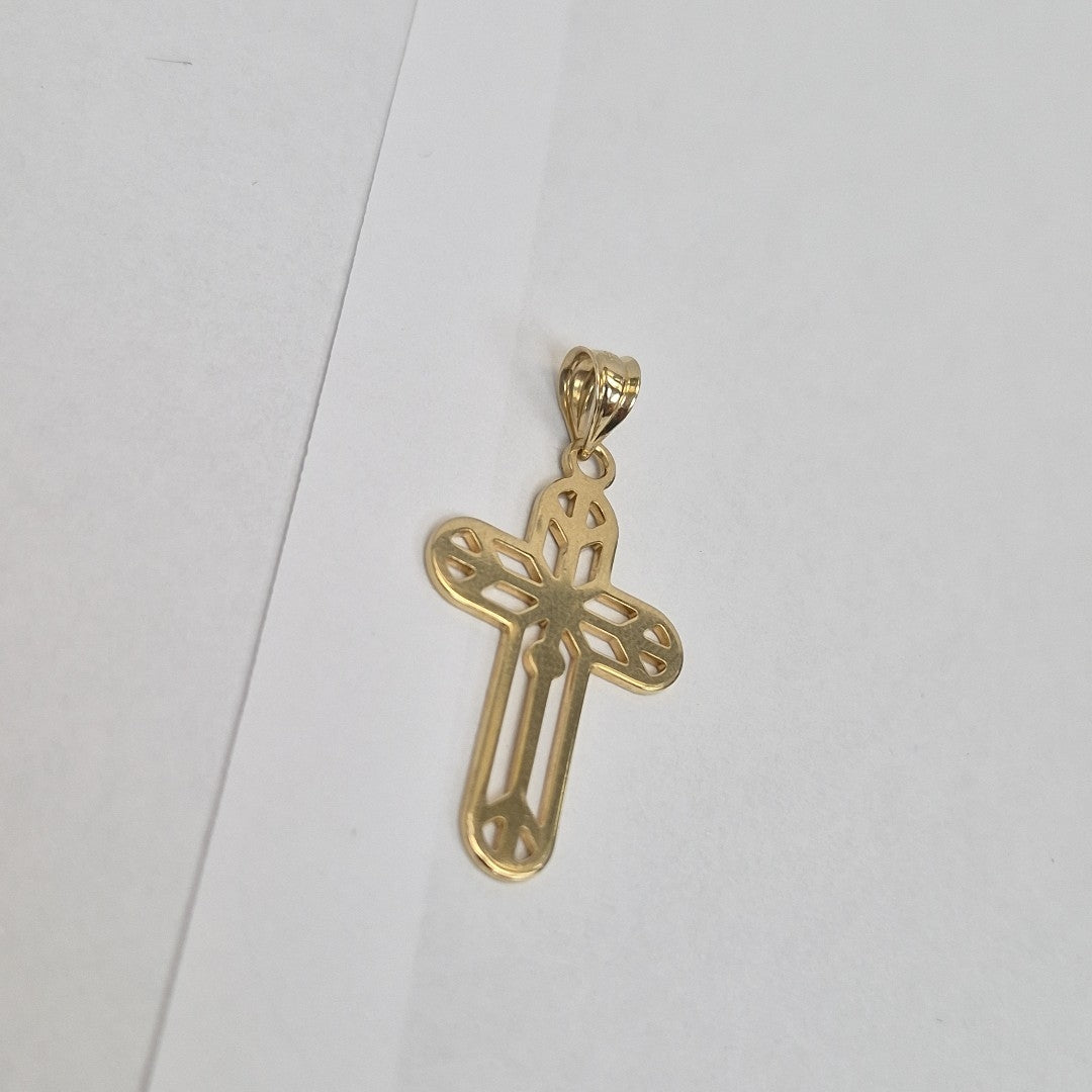 CRUZ, DIJE ORO 14 K 1.9 GRMS (SEMINUEVO)