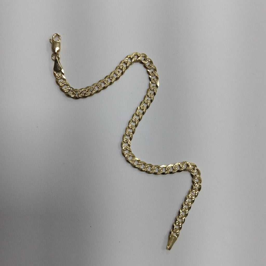 PULSERA BARBADA 14K 21 CM 7.5 GR (NUEVO)