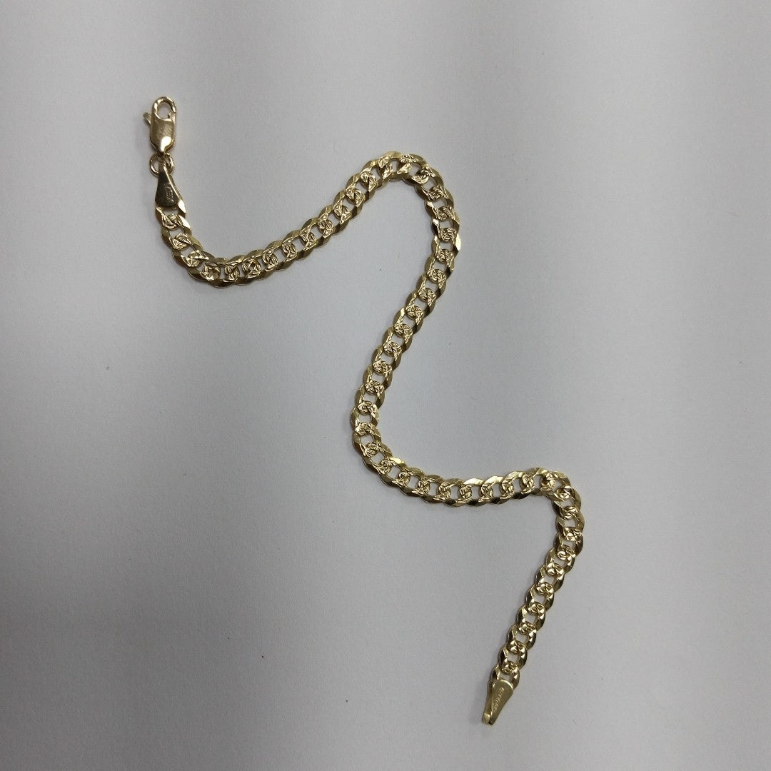 PULSERA BARBADA 14K 21 CM 7.5 GR (NUEVO)