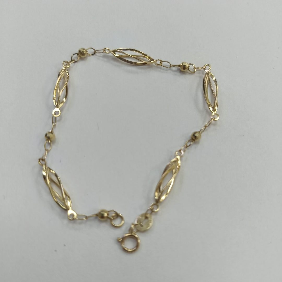 PULSERA ESPECIAL 14K 18 CM 2.2 GR (NUEVO)