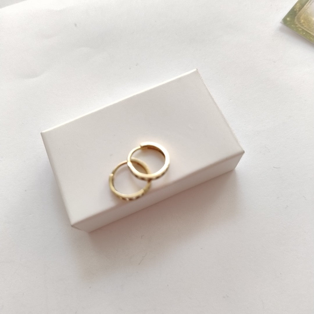 ARRACADAS PAR ORO 14 K 0.9 GRMS (SEMINUEVO)