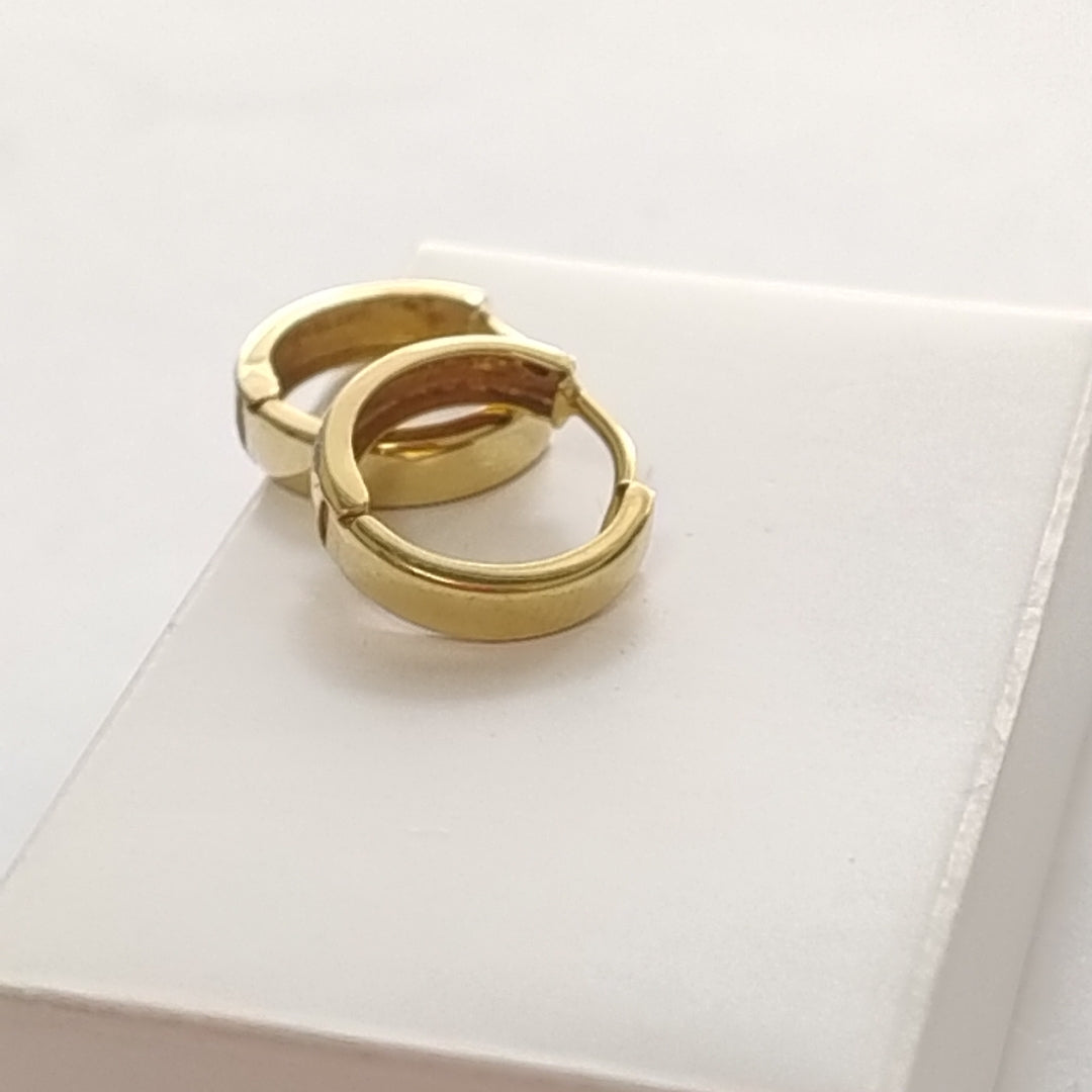ARRACADAS PAR ORO 14 K 1.1 GRMS (SEMINUEVO)