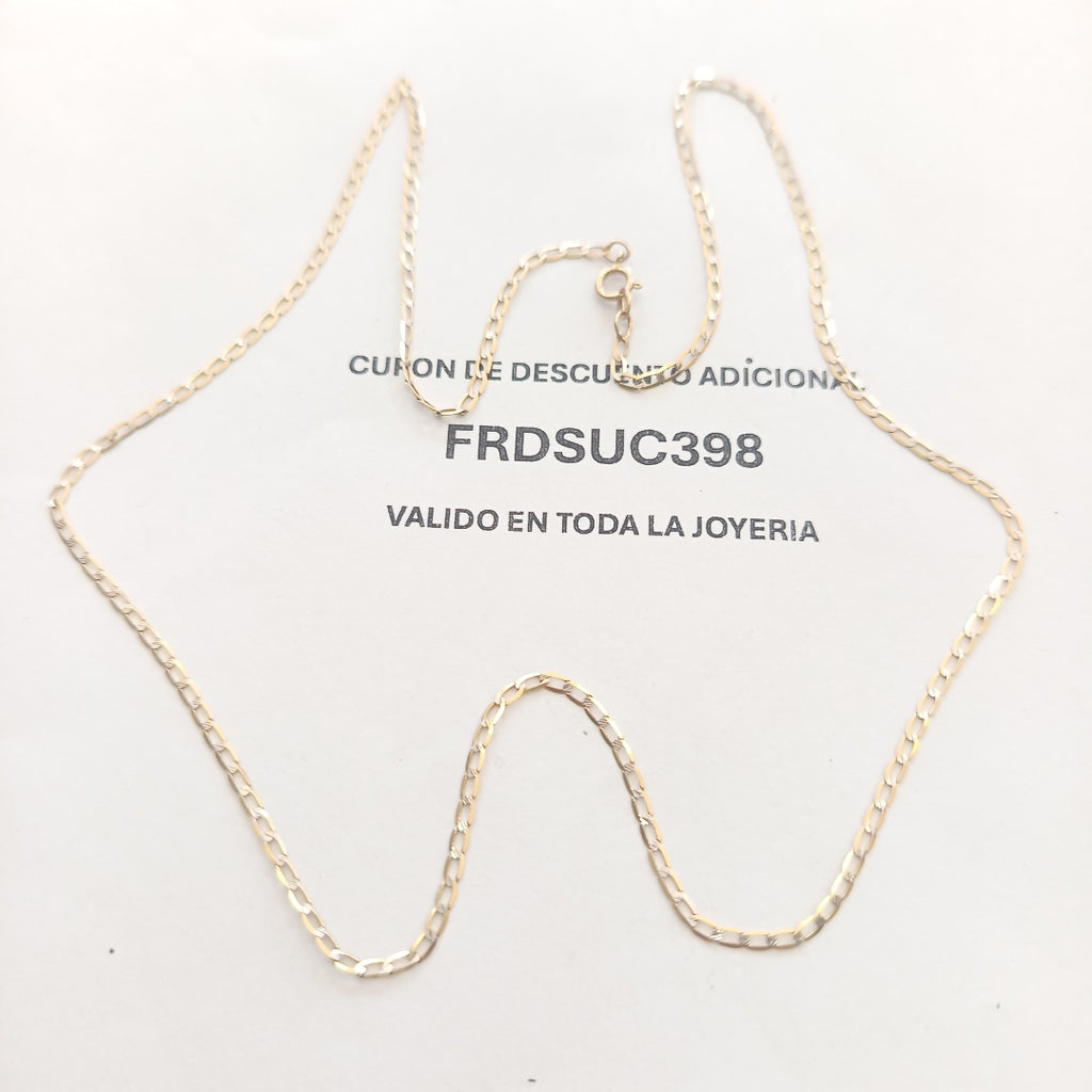 CADENA ORO,RODIADO 10 K 1,60 GRMS (SEMINUEVO)