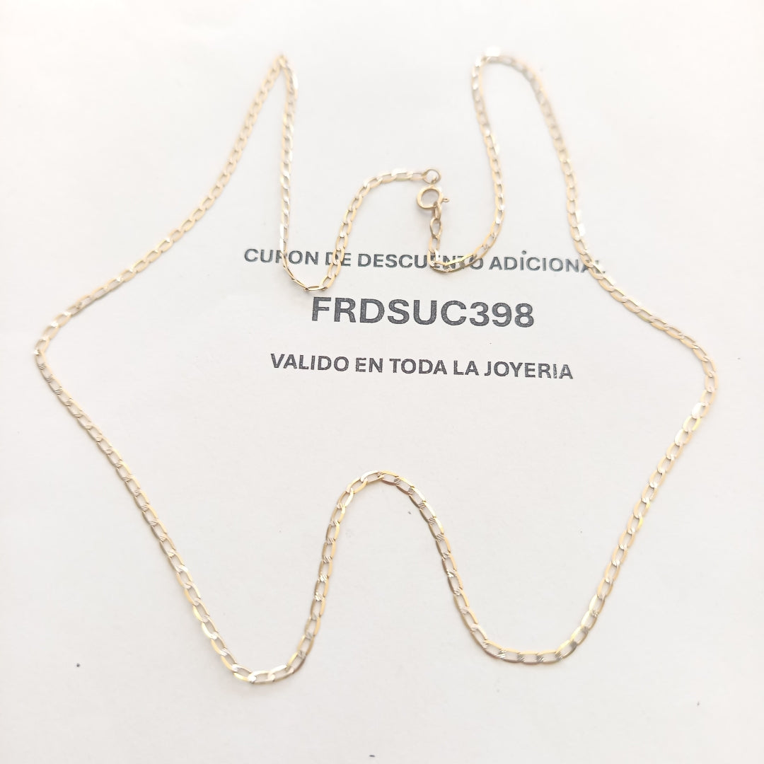 CADENA ORO,RODIADO 10 K 1,60 GRMS (SEMINUEVO)