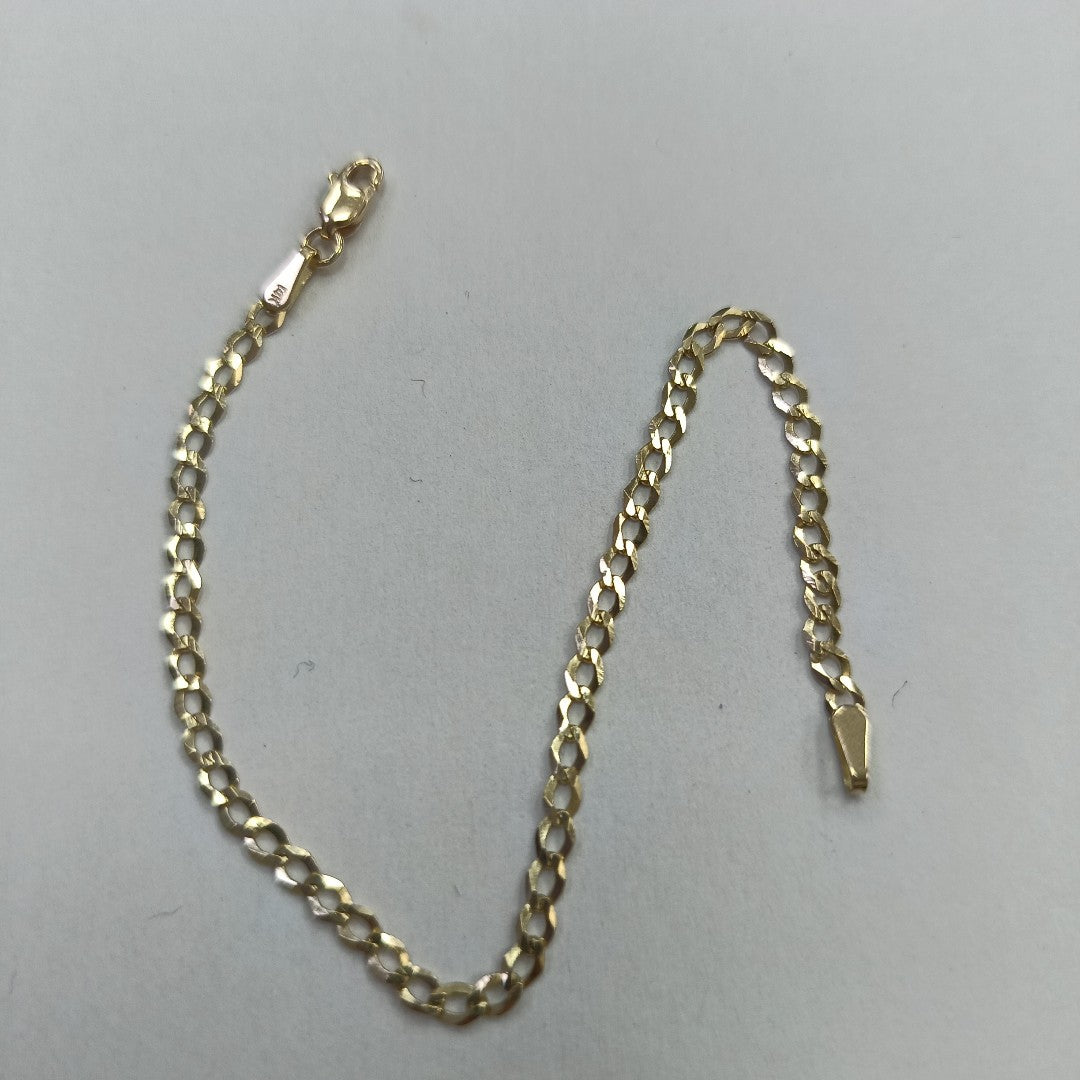 PULSERA BARBADA 14K 18 CM 1.9 GR (NUEVO)