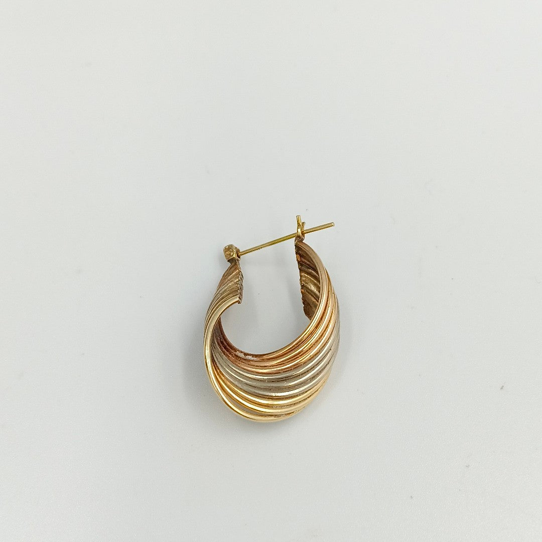 ARRACADAS PAR ORO 14 K 5,50 GRMS (SEMINUEVO)