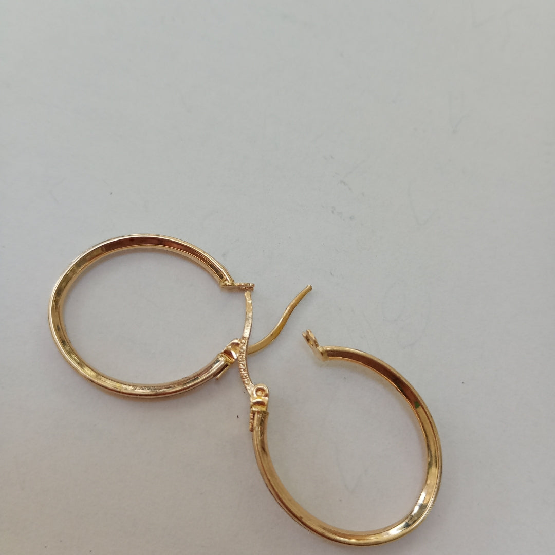 ARRACADAS PAR ORO 14 K 1.8 GRMS (SEMINUEVO)