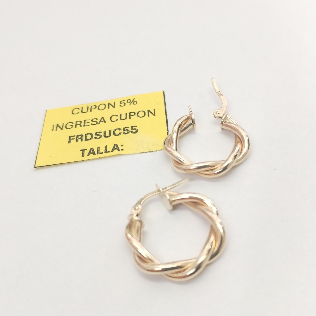 ARRACADAS ORO 14K 1.9 (NUEVO)
