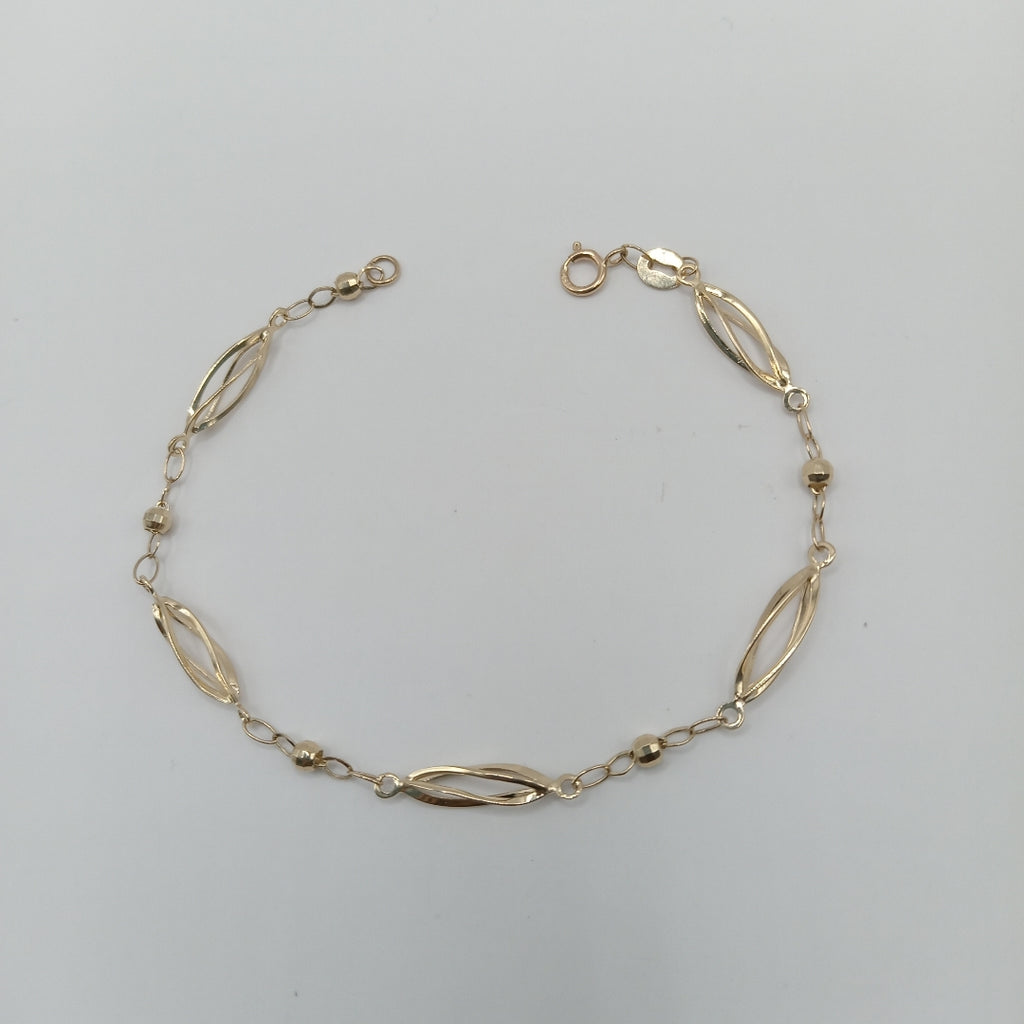 PULSERA ESPECIAL 14K 18 CM 2 GR (NUEVO)