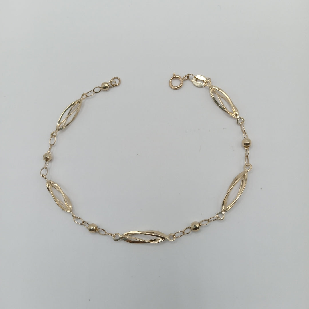 PULSERA ESPECIAL 14K 18 CM 2 GR (NUEVO)