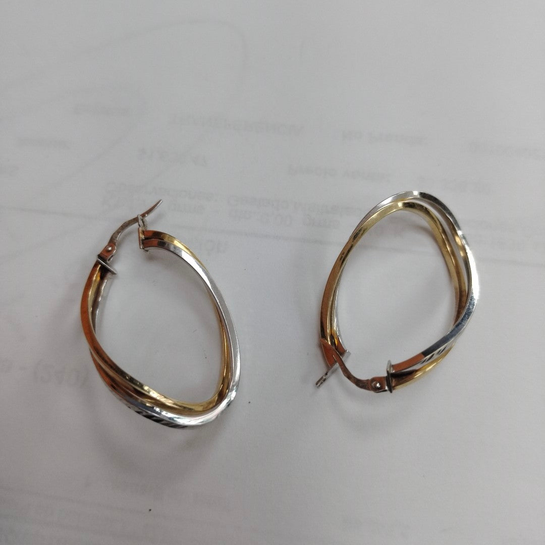 ARETES PAR ORO 14 K 2.7 GRMS (SEMINUEVO)