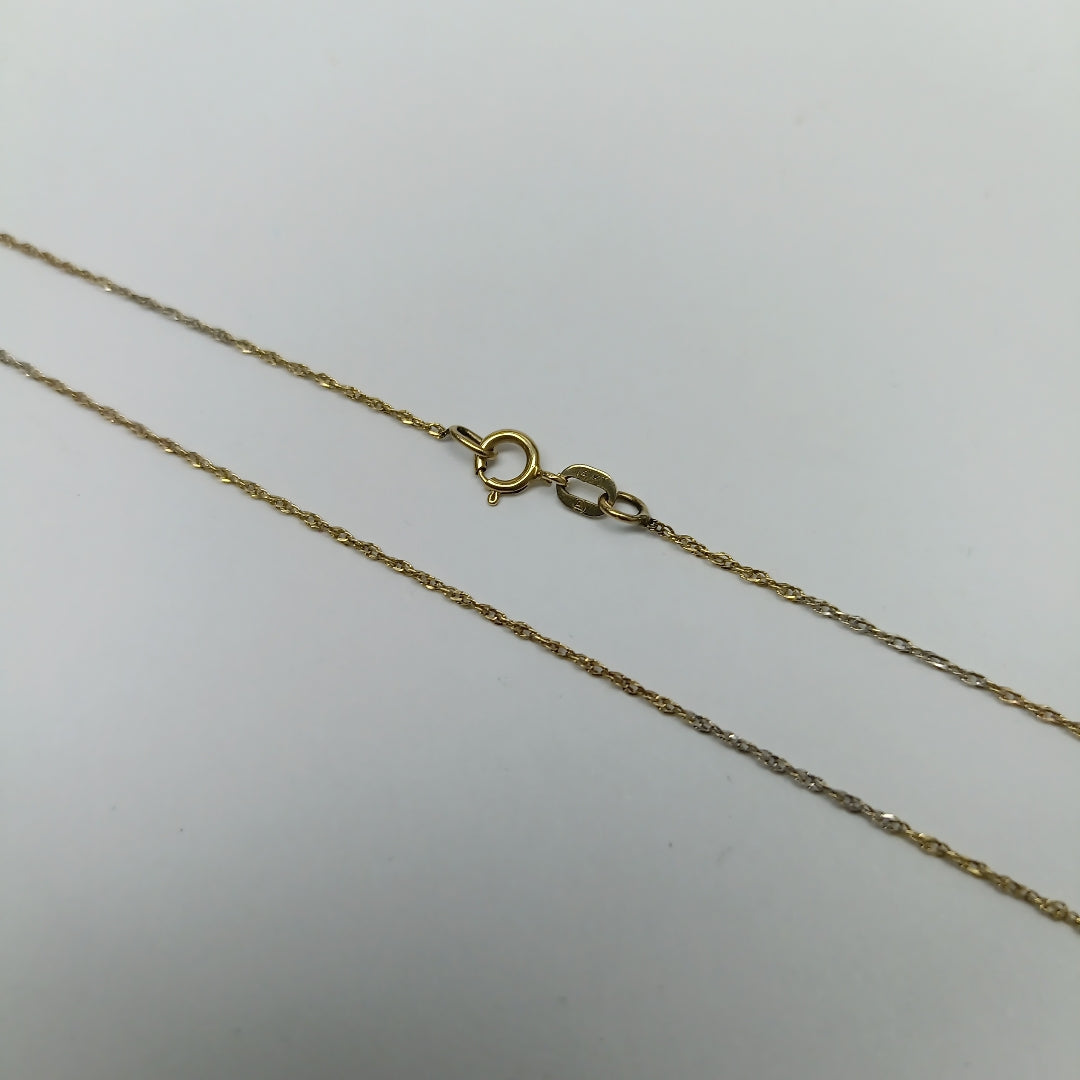 CADENA ORO 14 K 0.9 GRMS (SEMINUEVO)