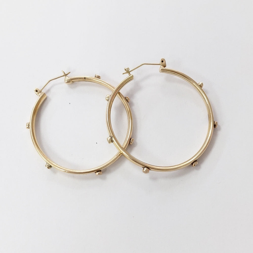 ARRACADAS PAR ORO 14 K 5.9 GRMS (SEMINUEVO)