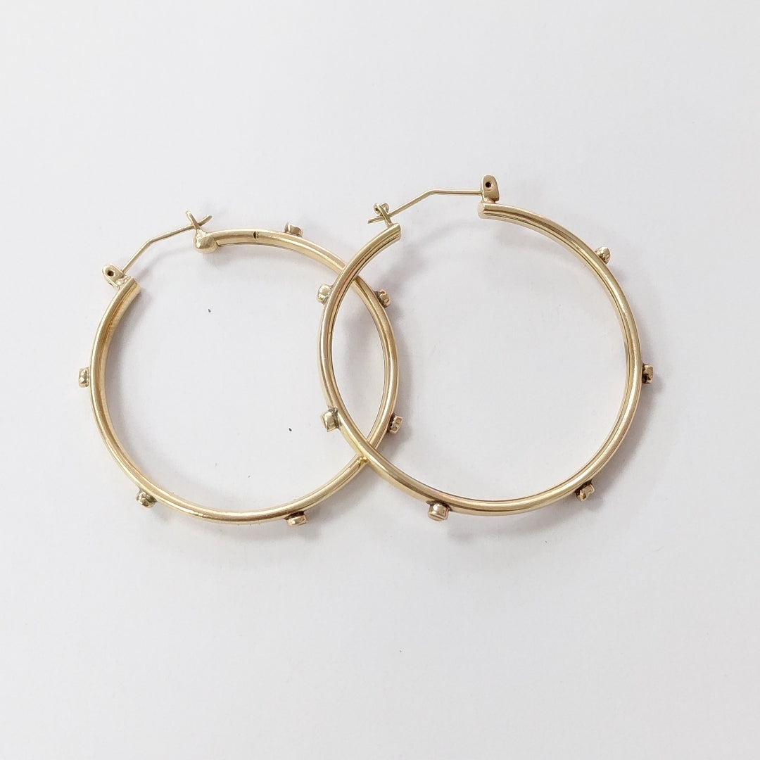 ARRACADAS PAR ORO 14 K 5.9 GRMS (SEMINUEVO)