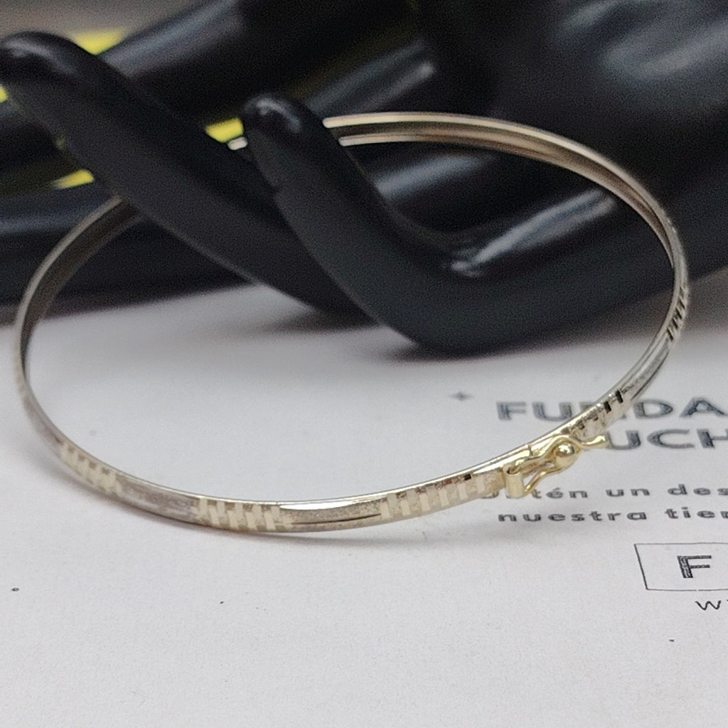 PULSERA RIGIDA ORO 10 K 3.8 GRMS (SEMINUEVO)