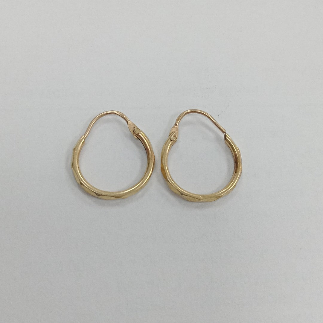 ARRACADAS PAR ORO 10 K 1 GRMS (SEMINUEVO)