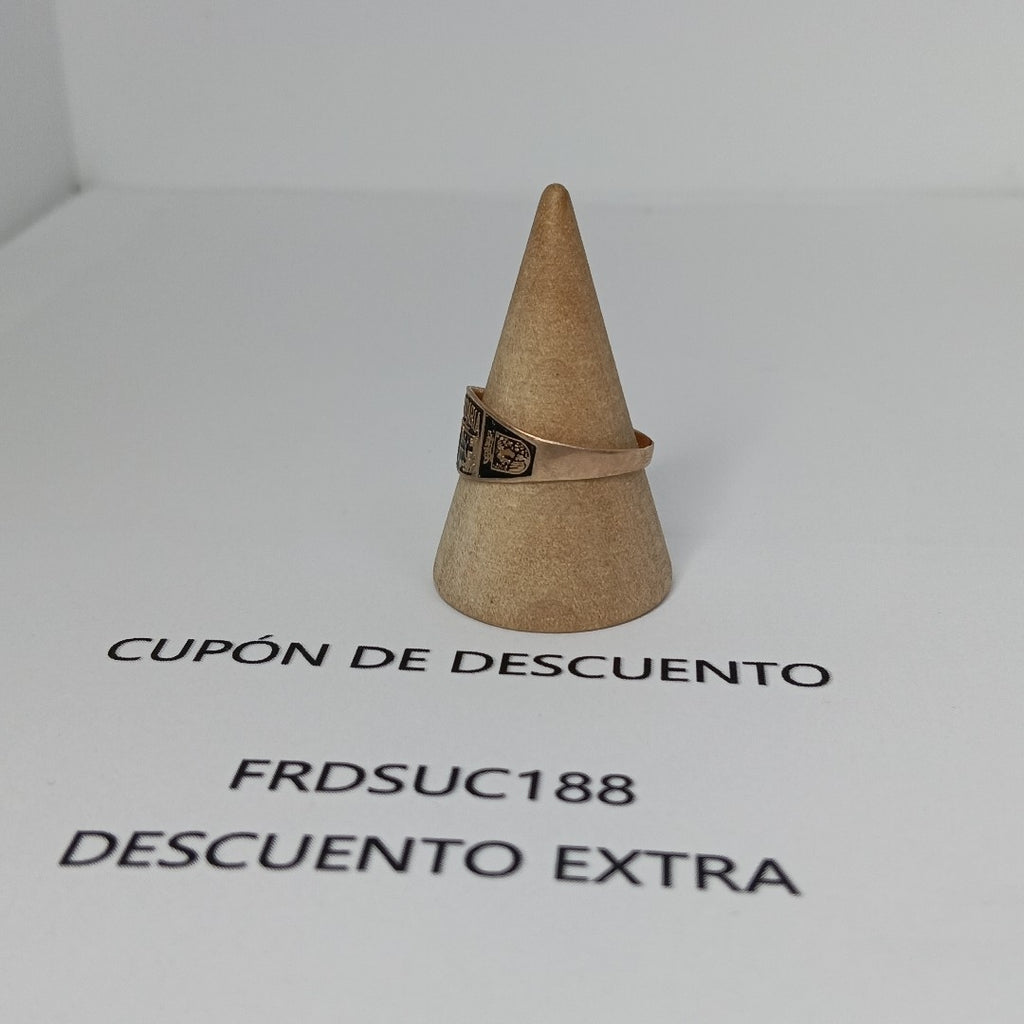 ANILLO DE GRADUACIÓN ORO 8 K 1 GRMS (SEMINUEVO)
