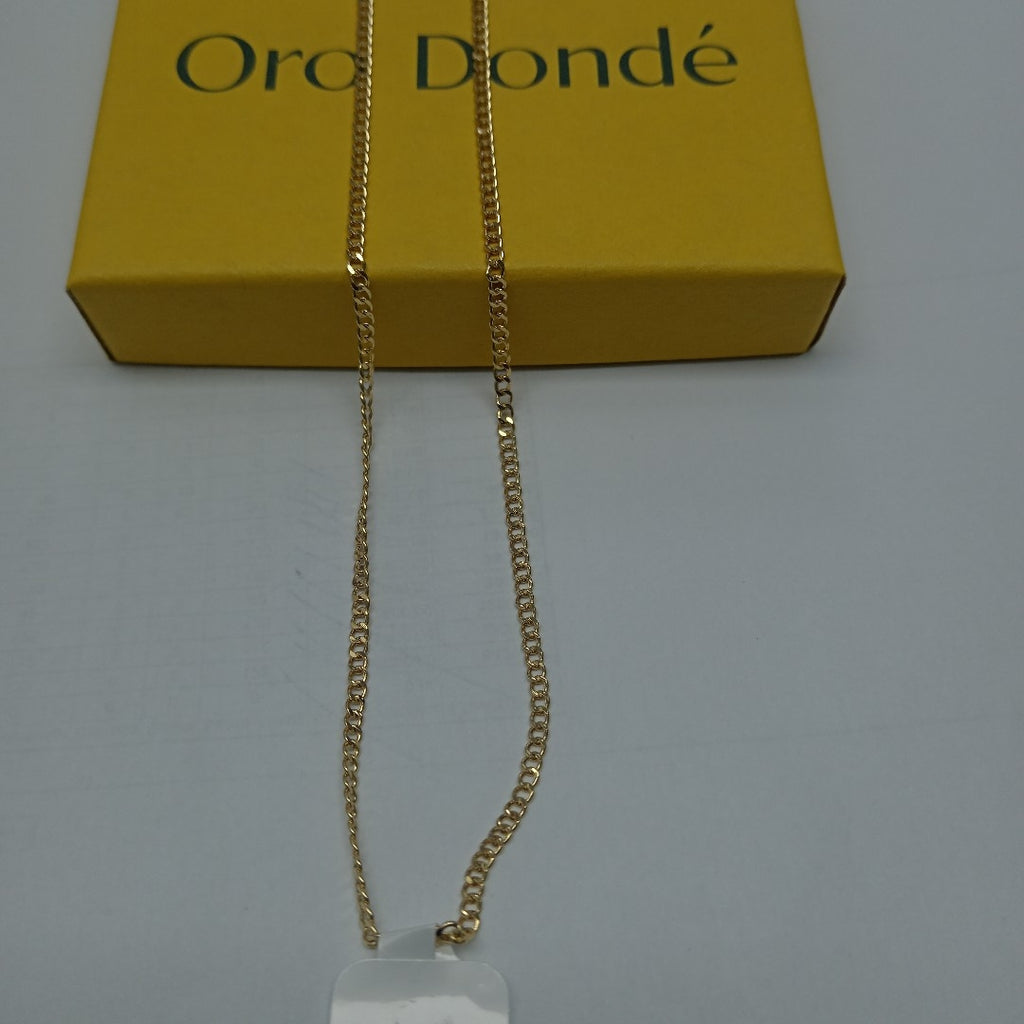 CADENAS BARBADA AMARILLA ORO 14K 2.1 (NUEVO)