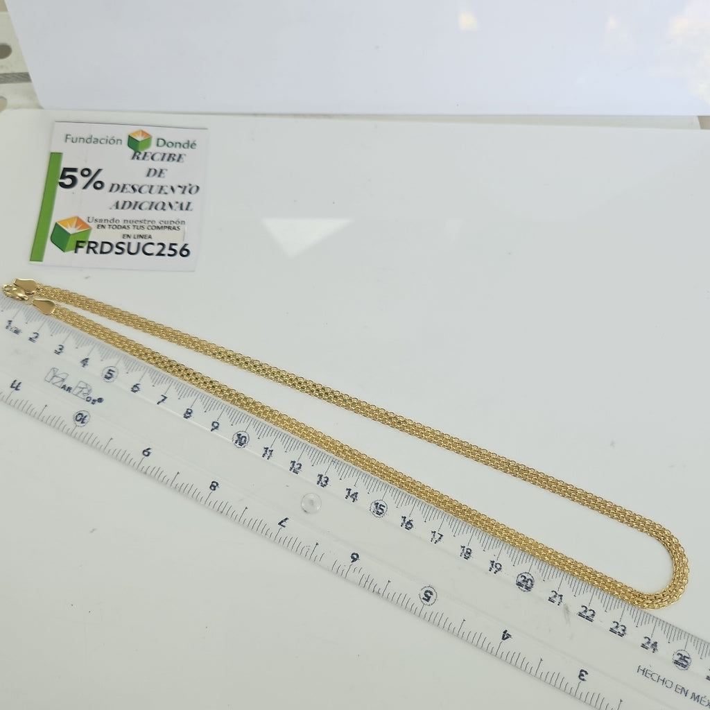 CADENA ESPECIAL 14K 50 CM 11.5 GR (NUEVO)