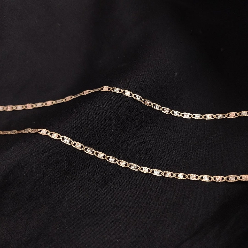CADENA ORO COMBINADO 10 K 4,10 GRMS (SEMINUEVO)