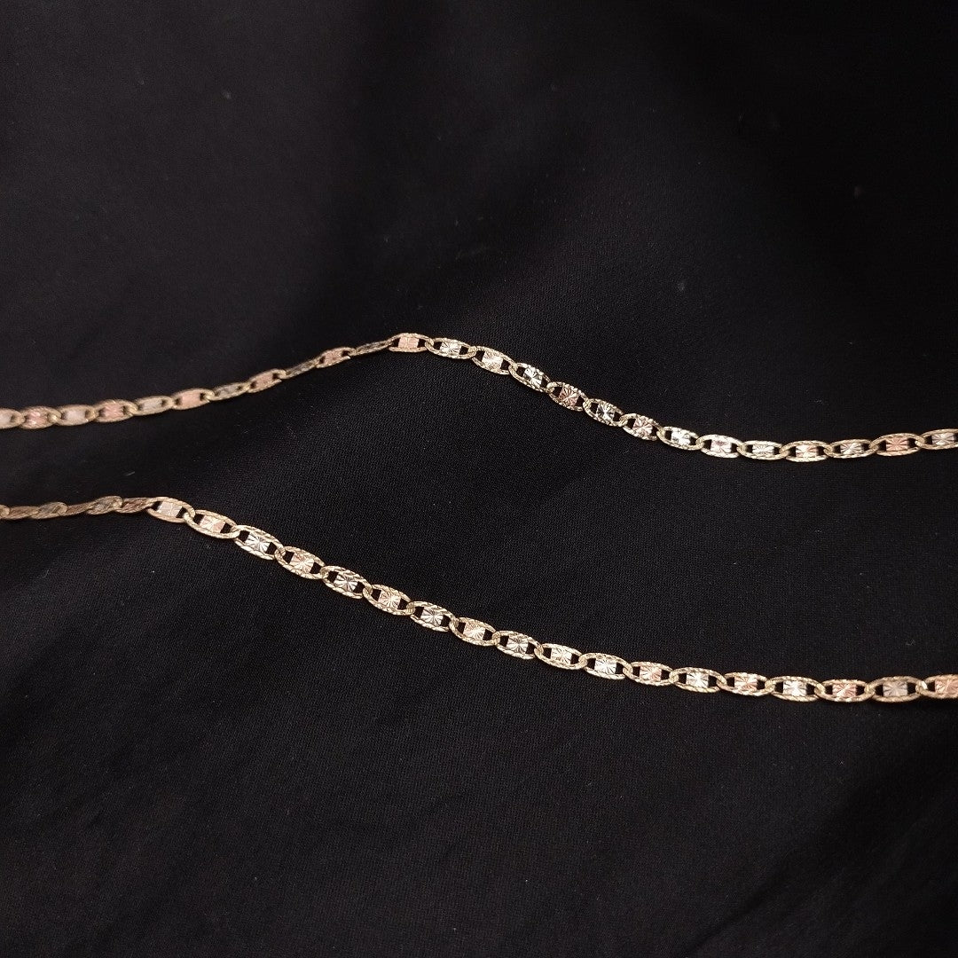 CADENA ORO COMBINADO 10 K 4,10 GRMS (SEMINUEVO)