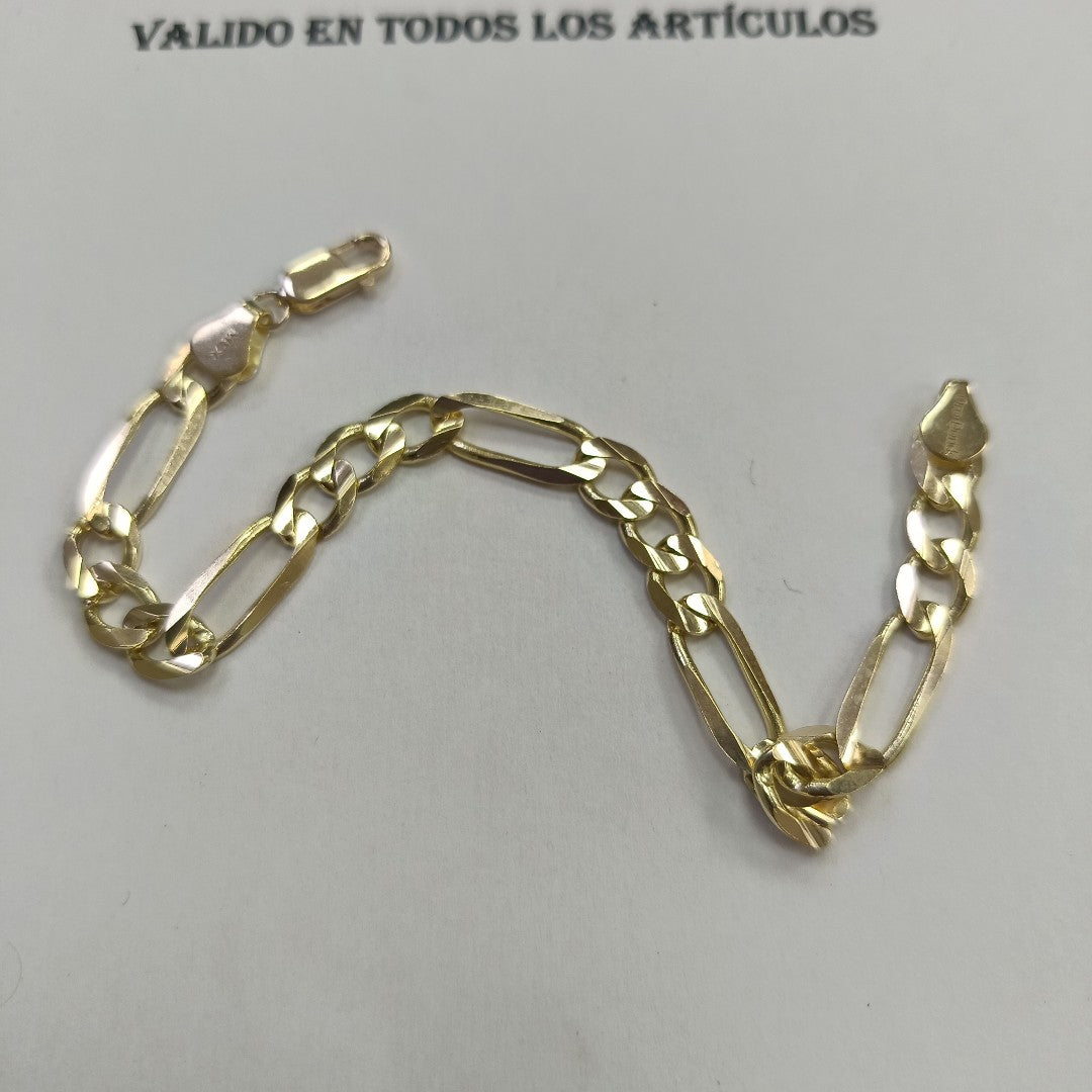 PULSERA 3X1 14K 21 CM 13.8 GR (NUEVO)