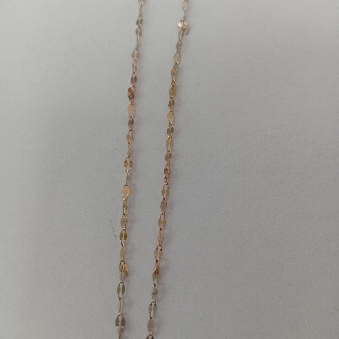 CADENA, MEDALLA RELIGIOSA ORO 10 K 1.7 GRMS (SEMINUEVO)