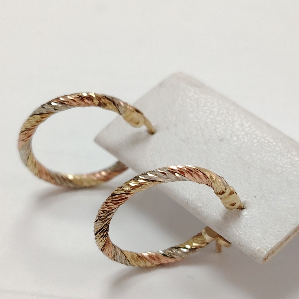 ARRACADAS PAR ORO 14 K 2,20 GRMS (SEMINUEVO)