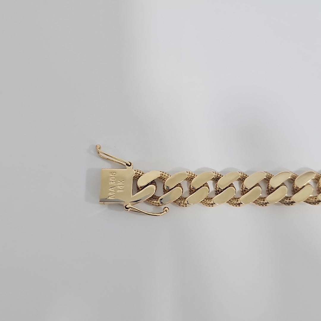 ESCLAVAS CABALLERO ORO 14K 21.4 (NUEVO)