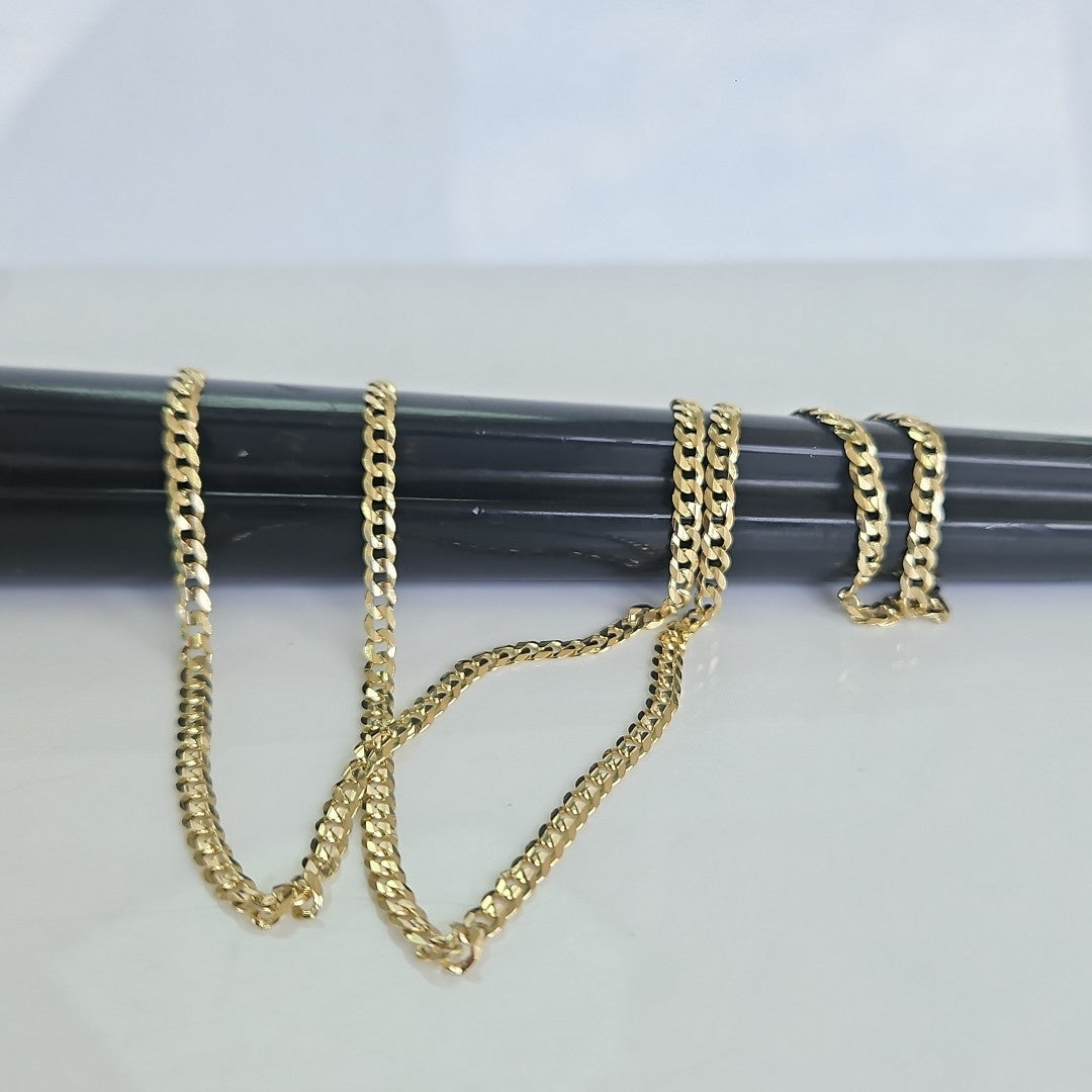 CADENA BARBADA 14K 60 CM 10 GR (NUEVO)