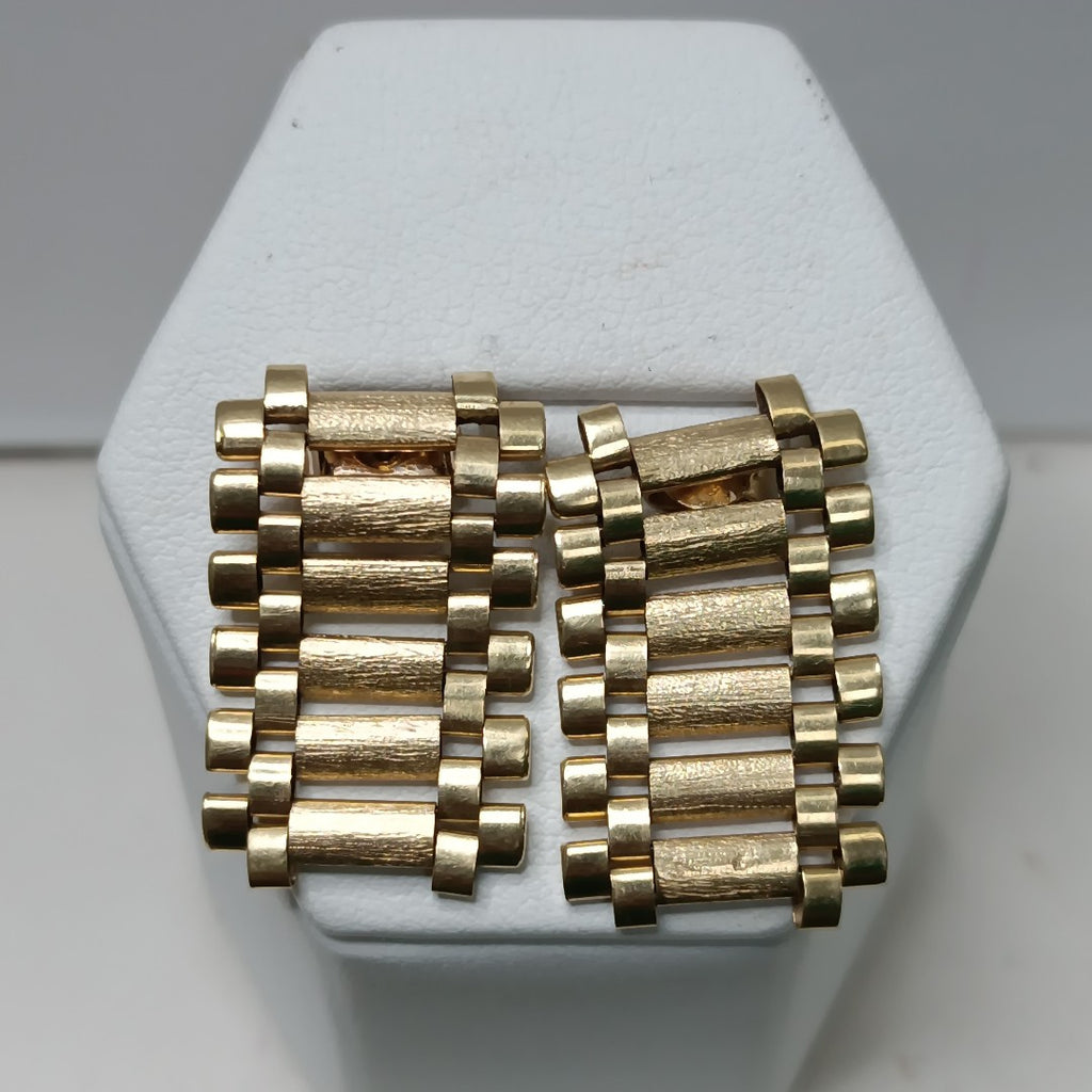 BROQUELES PAR ORO 14 K 4.9 GRMS (SEMINUEVO)