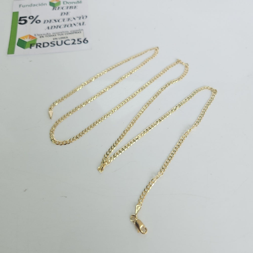 CADENA BARBADA 14K 60 CM 5.9 GR (NUEVO)
