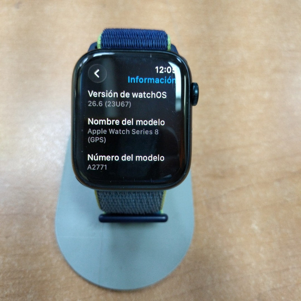 SMARTWATCH APPLE SERIES 8 ALUMINIO A2771 45 MM GPS (SEMINUEVO)
