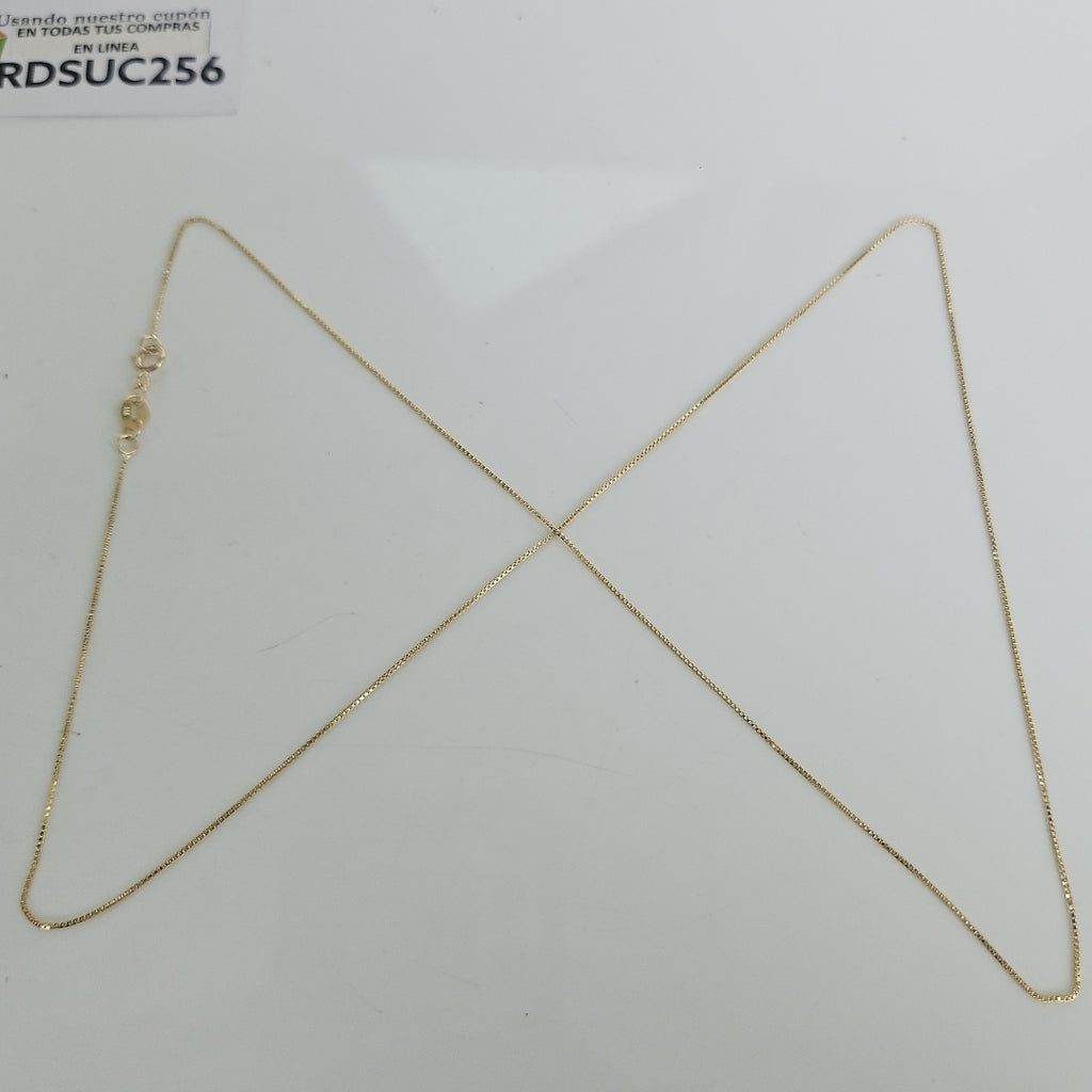 CADENA VENECIANO 14K 55 CM 1.7 GR (NUEVO)