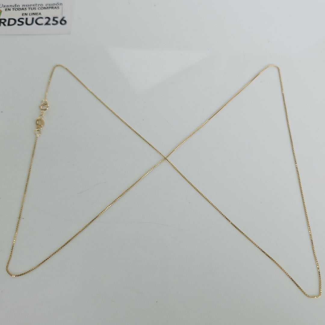 CADENA VENECIANO 14K 55 CM 1.7 GR (NUEVO)